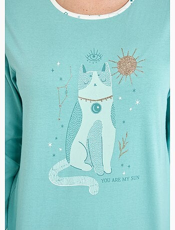 Pyjama pantalon manches longues coton - Afibel