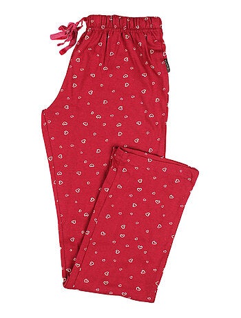 Pyjama pantalon manches longues The Hatter ivoire