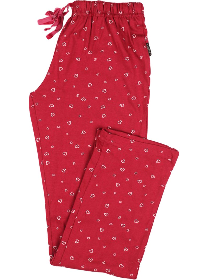 Pyjama pantalon manches longues The Hatter ivoire Ecru - Kiabi