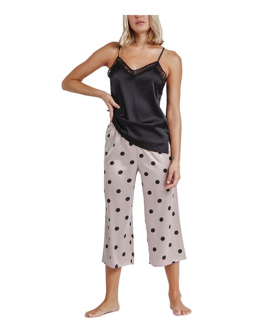 Pyjama pantalon palazzo caraco Elegant Dots - Kiabi