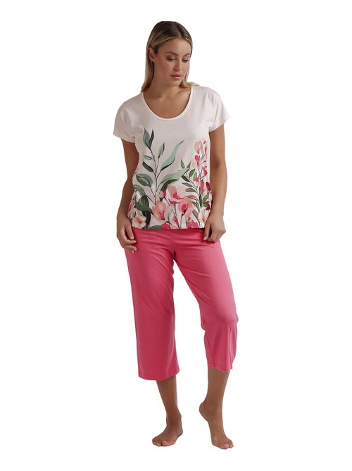 Pyjama pantalon palazzo t-shirt Let It Grow - Kiabi