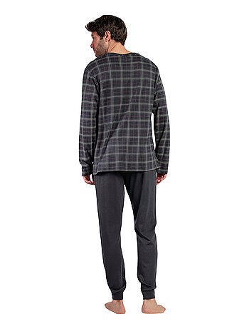 Pyjama pantalon polo manches longues Cinnamon