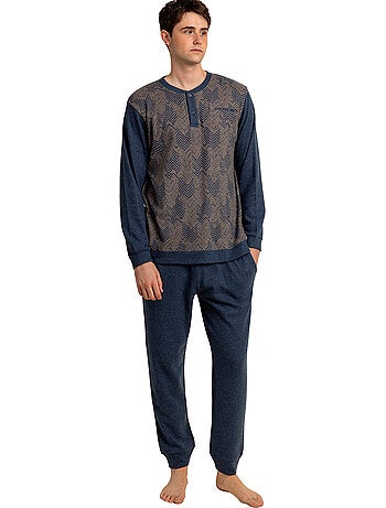 Pyjama pantalon polo manches longues dapper antonio miro