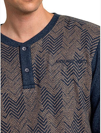 Pyjama pantalon polo manches longues dapper antonio miro