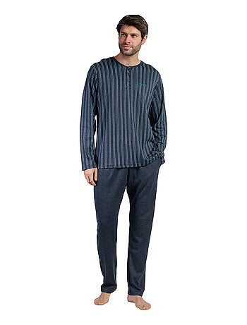 Pyjama pantalon polo manches longues Italic