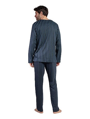 Pyjama pantalon polo manches longues Italic