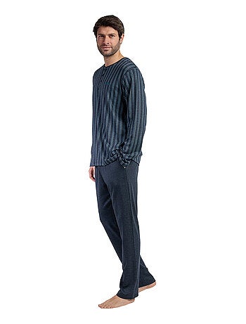 Pyjama pantalon polo manches longues Italic