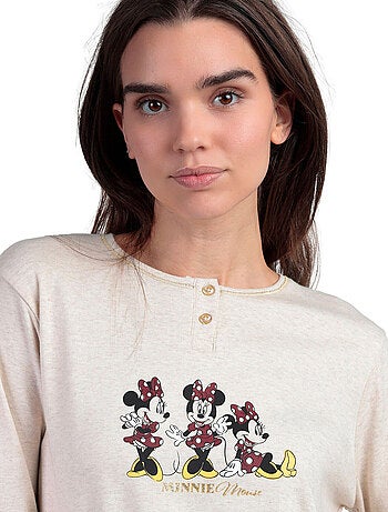 Pyjama pantalon polo manches longues Minnie Mouse Disney
