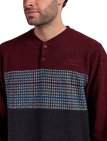 Pyjama pantalon polo manches longues Royals