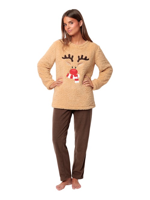 Pyjama pantalon pull Reindeer - Kiabi