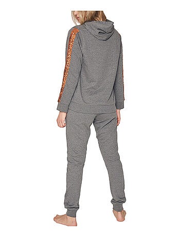 Pyjama pantalon sweat capuche Bright