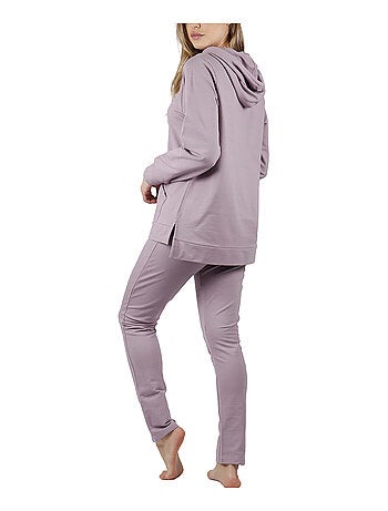 Pyjama pantalon sweat capuche Comfort Home
