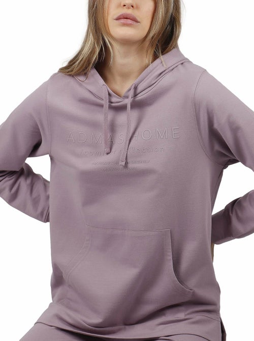 Pyjama pantalon sweat capuche Comfort Home - Kiabi