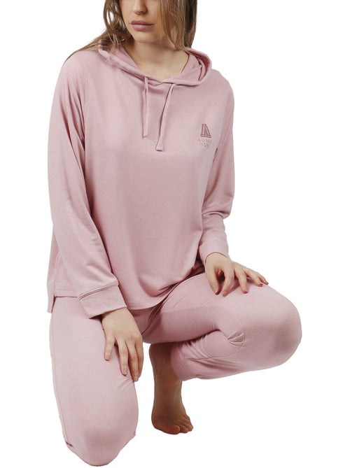 Pyjama pantalon sweat capuche Make It Happen - Kiabi Pyjama pantalon sweat capuche Make It Happen - Kiabi