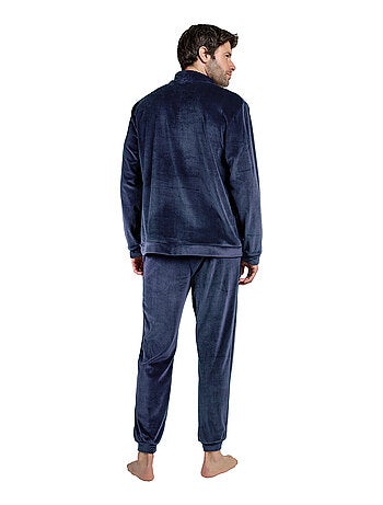 Pyjama pantalon sweat col montant zippé Corduroy