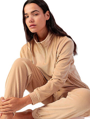 Pyjama pantalon sweat manches longues ADM Home