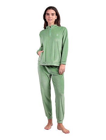 Pyjama pantalon sweat manches longues ADM Home