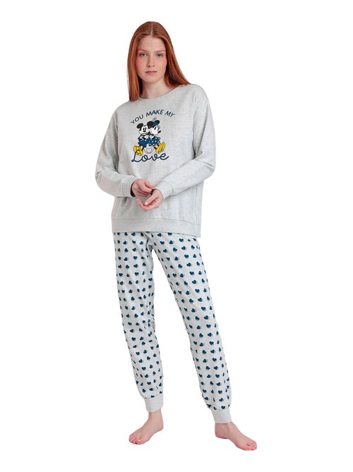 Pyjama pantalon sweat You Make My Love Disney - Kiabi Pyjama pantalon sweat You Make My Love Disney - Kiabi