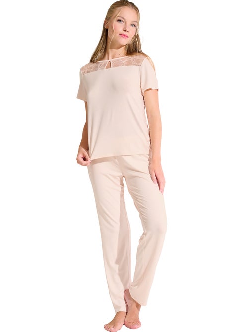 Pyjama pantalon t-shirt PATRICIA - Kiabi