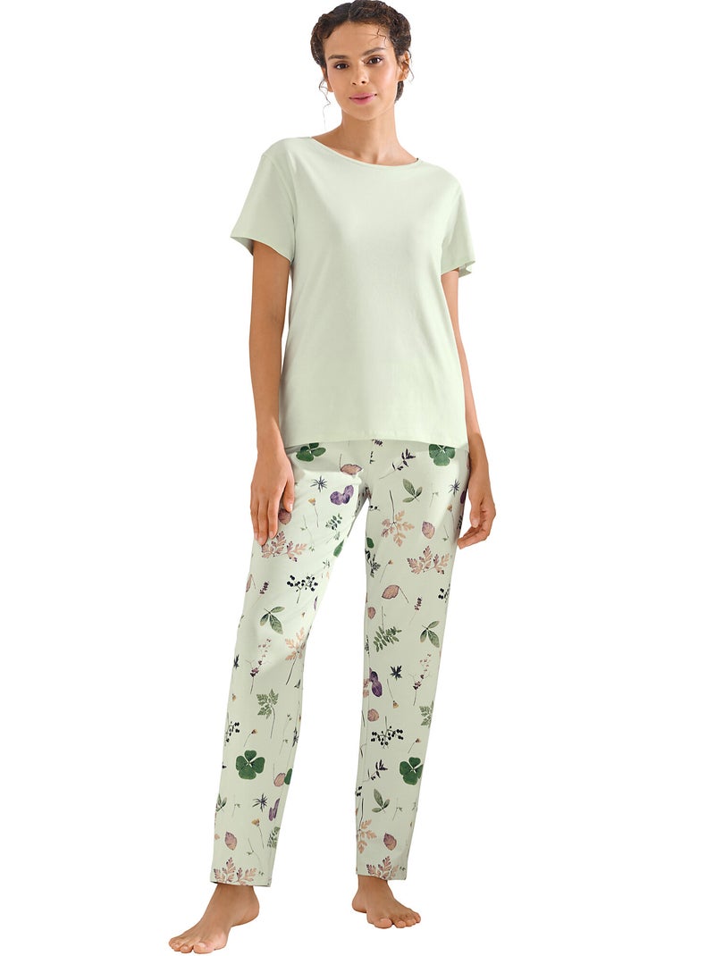 Pyjama pantalon t-shirt POMPEYA Multicolore - Kiabi