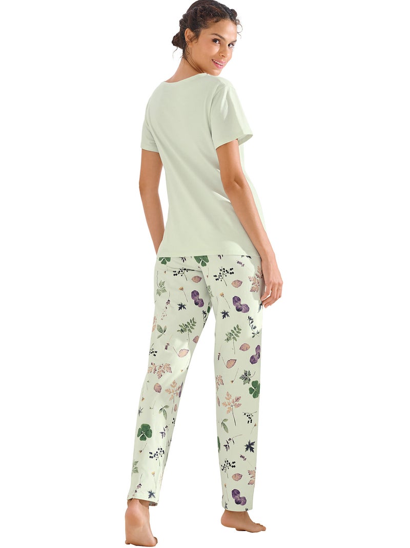 Pyjama pantalon t-shirt POMPEYA Multicolore - Kiabi