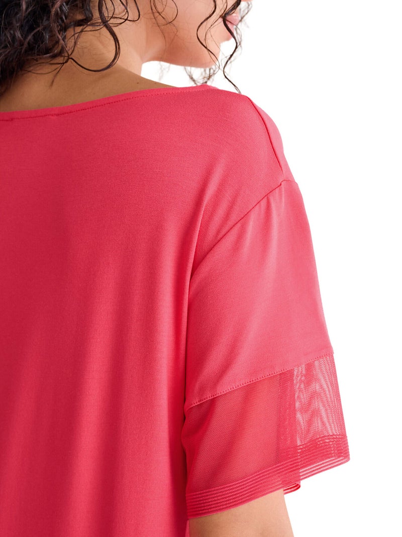 Pyjama pantalon t-shirt SIA Rose - Kiabi