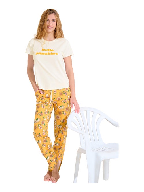 Pyjama pantalon t-shirt SUMMER - Kiabi