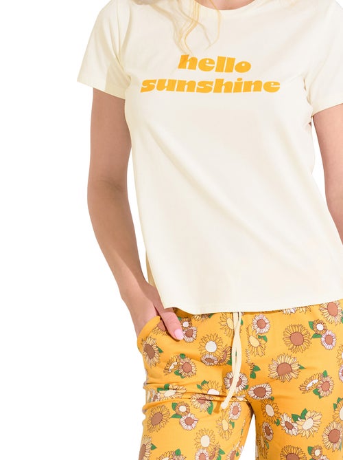 Pyjama pantalon t-shirt SUMMER - Kiabi