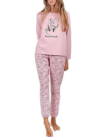 Pyjama pantalon top long Minnie Soft Disney - Kiabi
