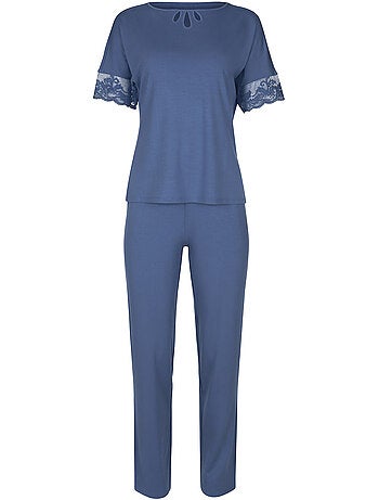 Pyjama pantalon top manches courtes Juliette