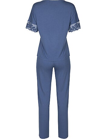 Pyjama pantalon top manches courtes Juliette