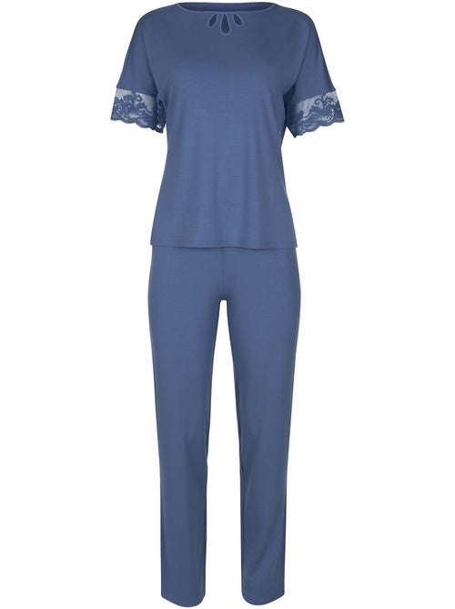 Pyjama pantalon top manches courtes Juliette - Kiabi Pyjama pantalon top manches courtes Juliette - Kiabi