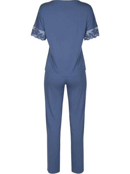 Pyjama pantalon top manches courtes Juliette - Kiabi Pyjama pantalon top manches courtes Juliette - Kiabi