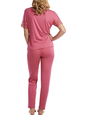 Pyjama pantalon top manches courtes Juliette