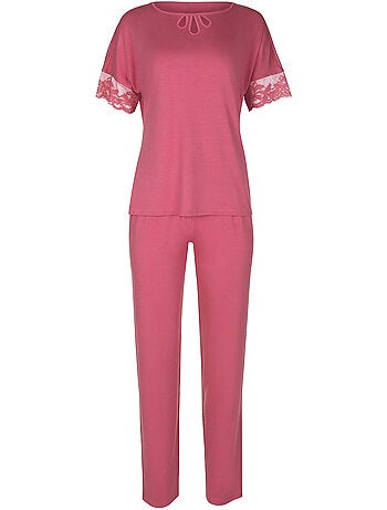 Pyjama pantalon top manches courtes Juliette