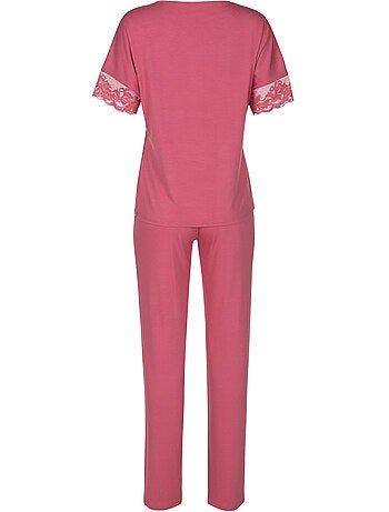 Pyjama pantalon top manches courtes Juliette