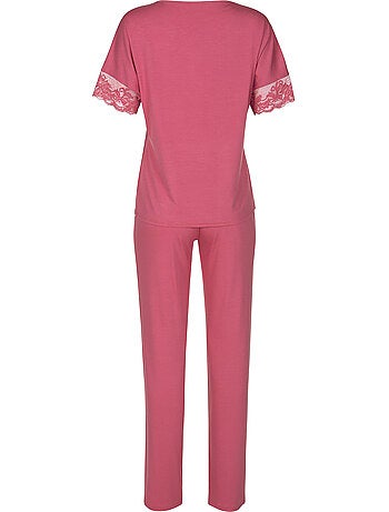Pyjama pantalon top manches courtes Juliette