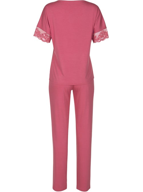 Pyjama pantalon top manches courtes Juliette - Kiabi Pyjama pantalon top manches courtes Juliette - Kiabi