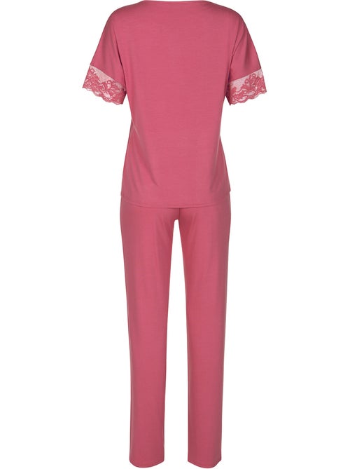 Pyjama pantalon top manches courtes Juliette - Kiabi Pyjama pantalon top manches courtes Juliette - Kiabi