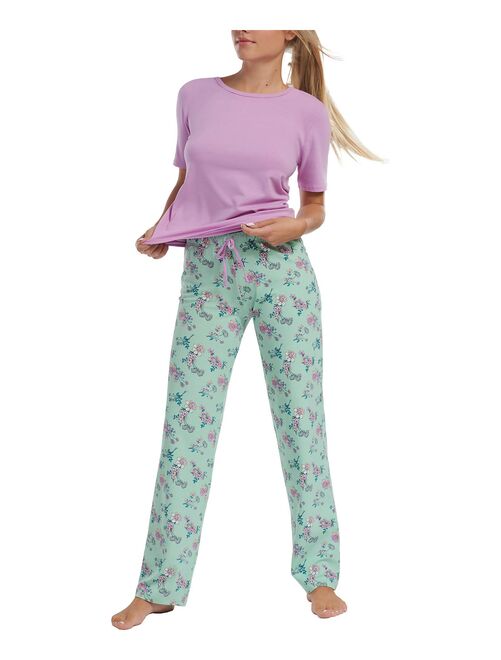 Pyjama pantalon top manches courtes Posh - Kiabi