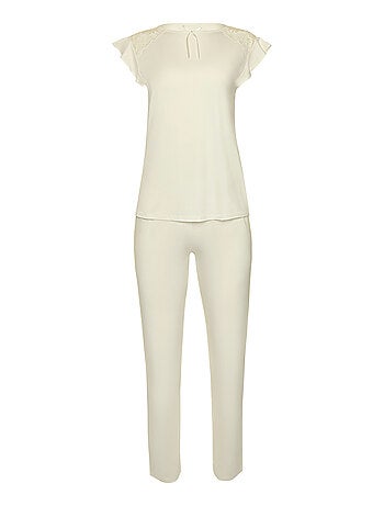 Pyjama pantalon top manches courtes tenue d'intérieur Harvest