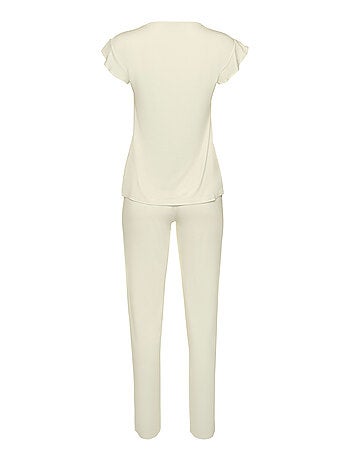 Pyjama pantalon top manches courtes tenue d'intérieur Harvest