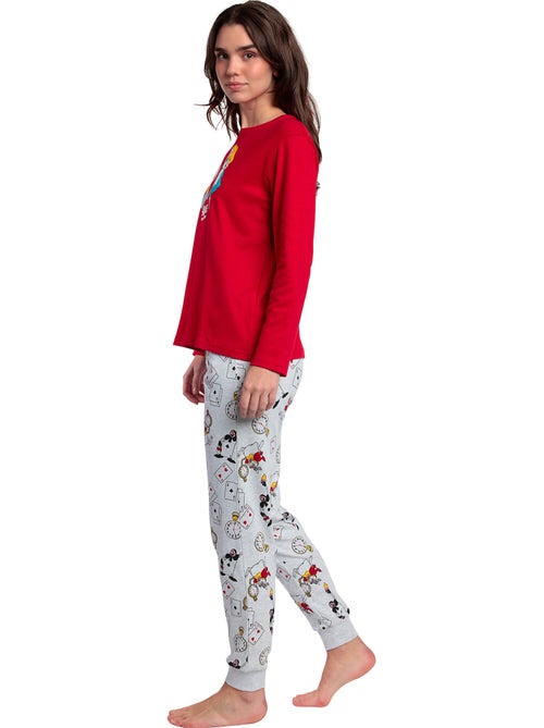 Pyjama pantalon top manches longues Alice In Wonderland Disney - Kiabi