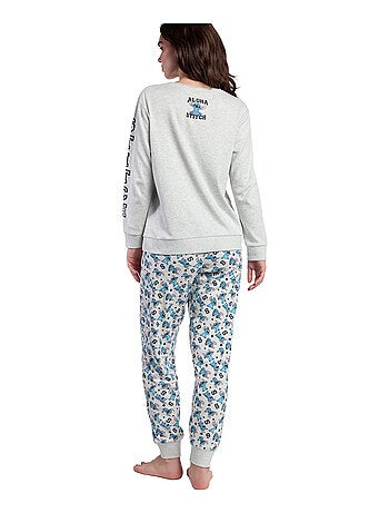 Pyjama pantalon top manches longues Aloha Stitch Disney