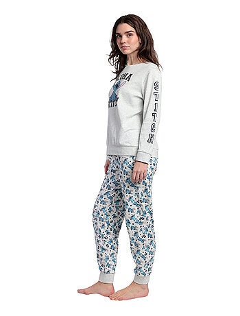 Pyjama pantalon top manches longues Aloha Stitch Disney
