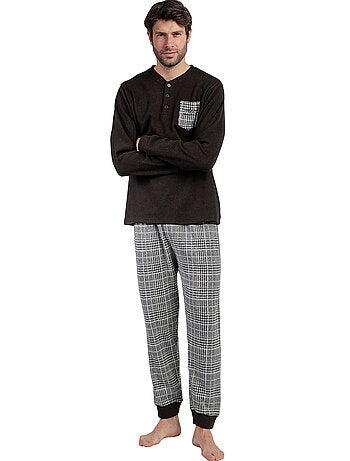 Pyjama pantalon top manches longues Americano