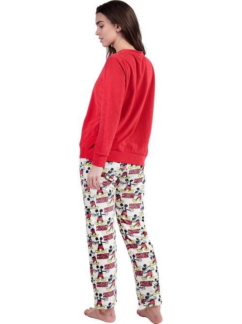 Pyjama pantalon top manches longues Best Mickey Disney - Kiabi