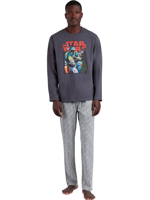 Pyjama pantalon top manches longues Boba Fett Star Wars - Kiabi Pyjama pantalon top manches longues Boba Fett Star Wars - Kiabi