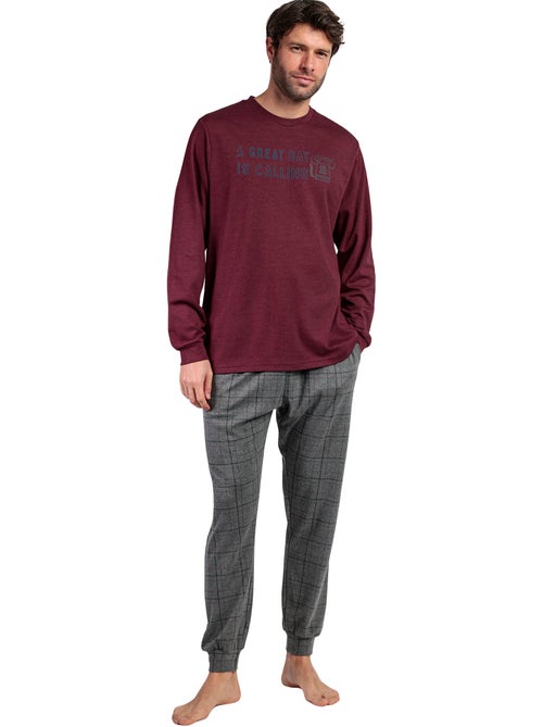 Pyjama pantalon top manches longues Calling - Kiabi