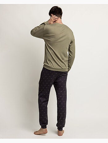 Pyjama pantalon top manches longues camp car